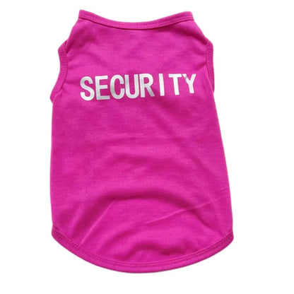 Security Clothing for Dogs Summer Pet Clothes Vest for Small Dogs Chihuahua Yorkshire Puppy Cats Low Price Pets T-Shirt Costume