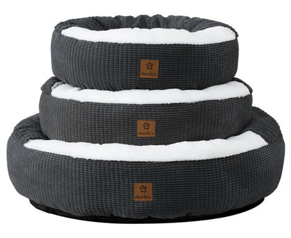 Charlie'S Large Hooded Pet Nest - Charcoal