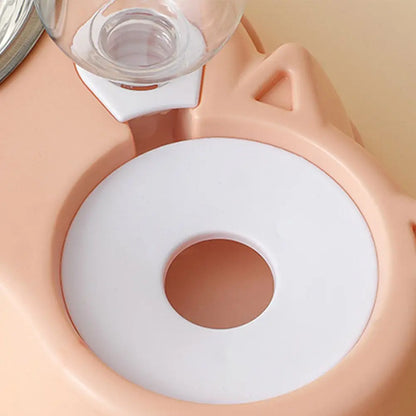 3 in 1 Stainless Steel Pet Dog Feeder Bowl with Dog Water Bottle Cat Automatic Drinking Cat Food Bowl Pet Feeder