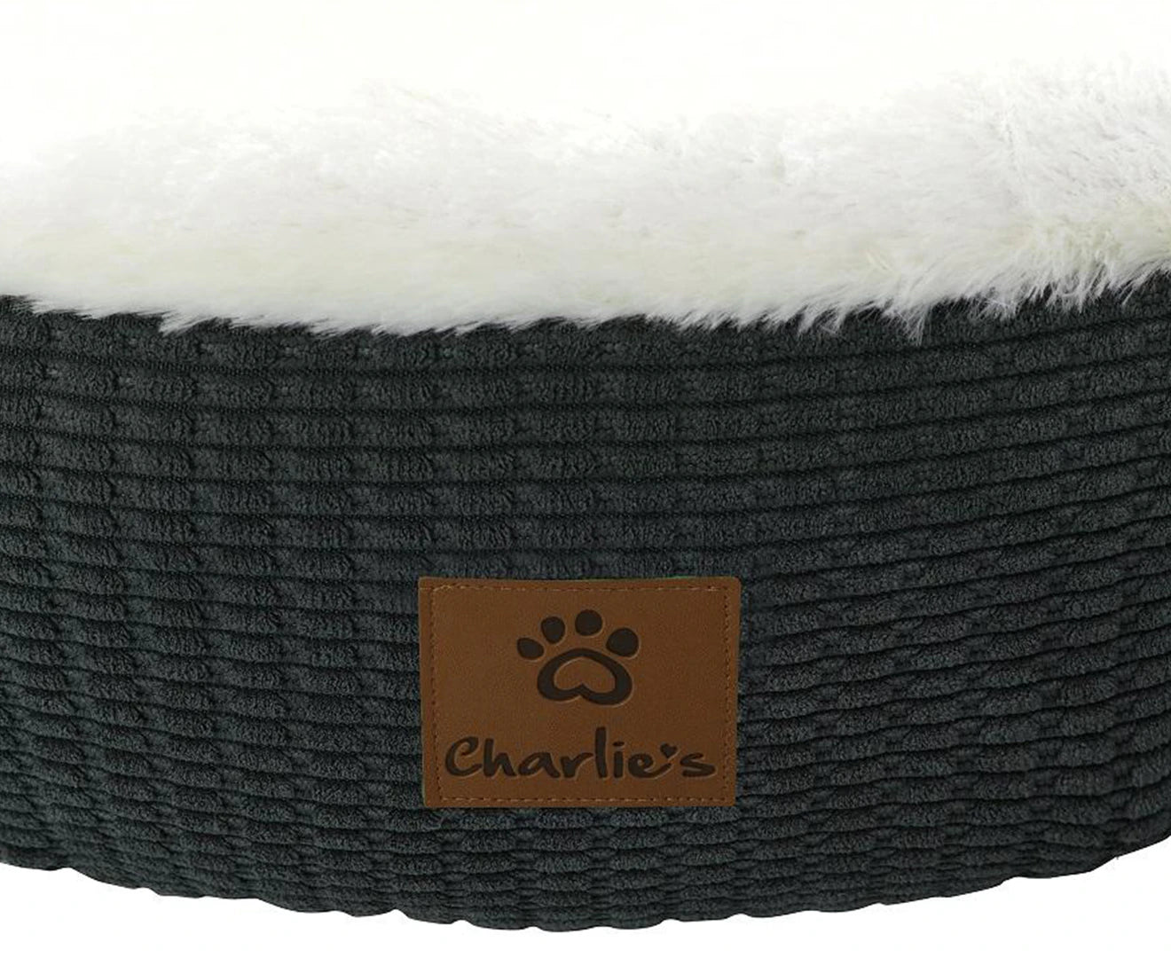 Charlie'S Large Hooded Pet Nest - Charcoal