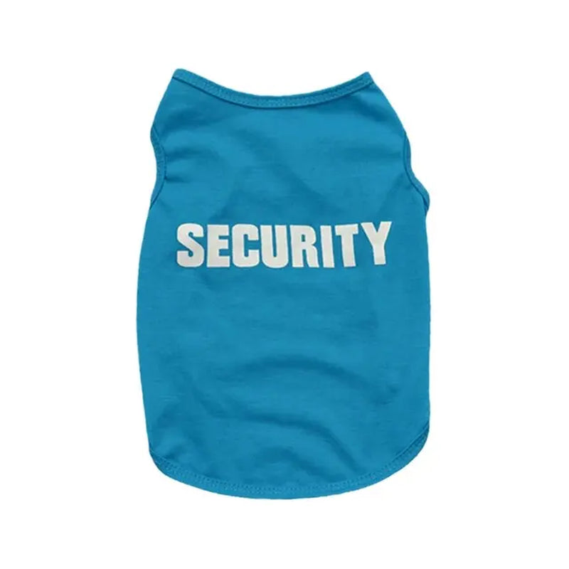 Security Clothing for Dogs Summer Pet Clothes Vest for Small Dogs Chihuahua Yorkshire Puppy Cats Low Price Pets T-Shirt Costume