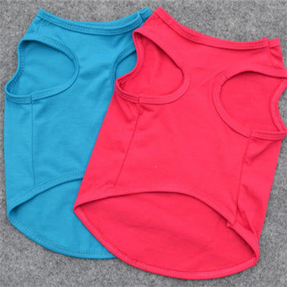 Security Clothing for Dogs Summer Pet Clothes Vest for Small Dogs Chihuahua Yorkshire Puppy Cats Low Price Pets T-Shirt Costume