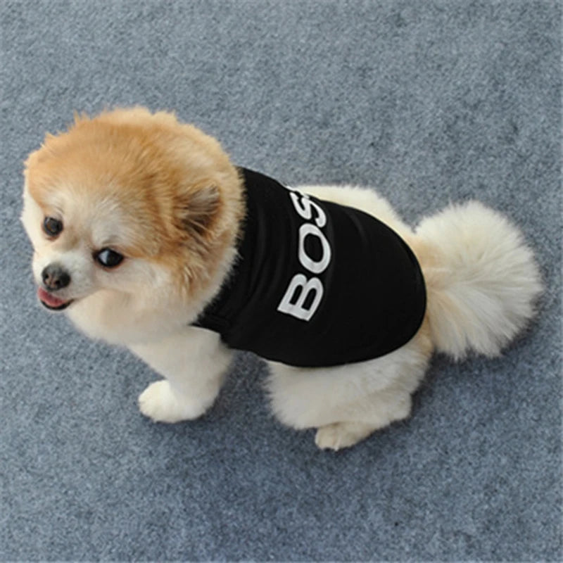 Security Clothing for Dogs Summer Pet Clothes Vest for Small Dogs Chihuahua Yorkshire Puppy Cats Low Price Pets T-Shirt Costume