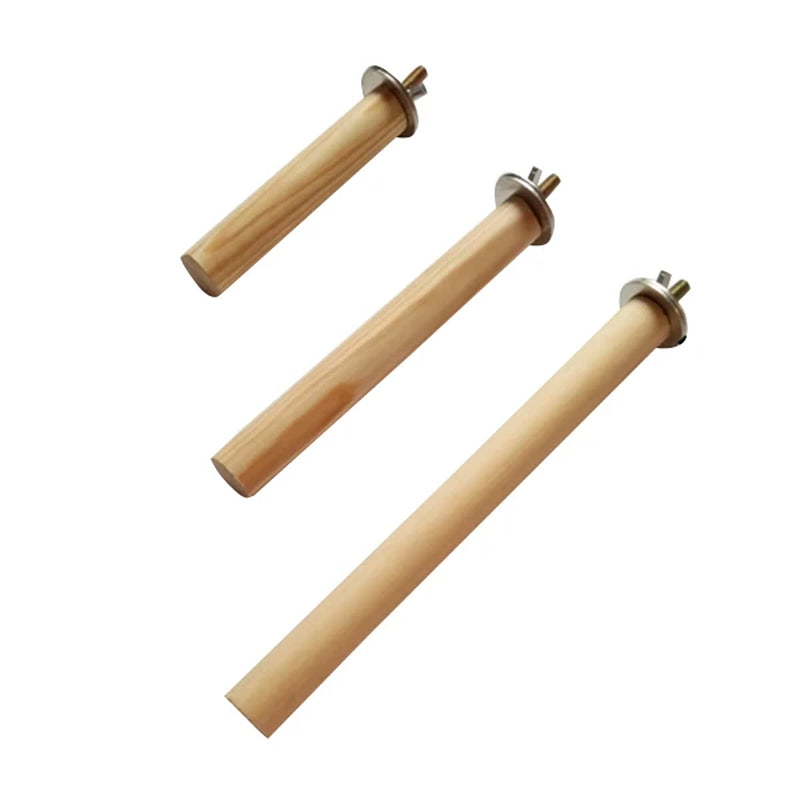 Birds Wooden Hanging Stand Rack Parrots Pet Standing Toy Pet Supplies SCVD889